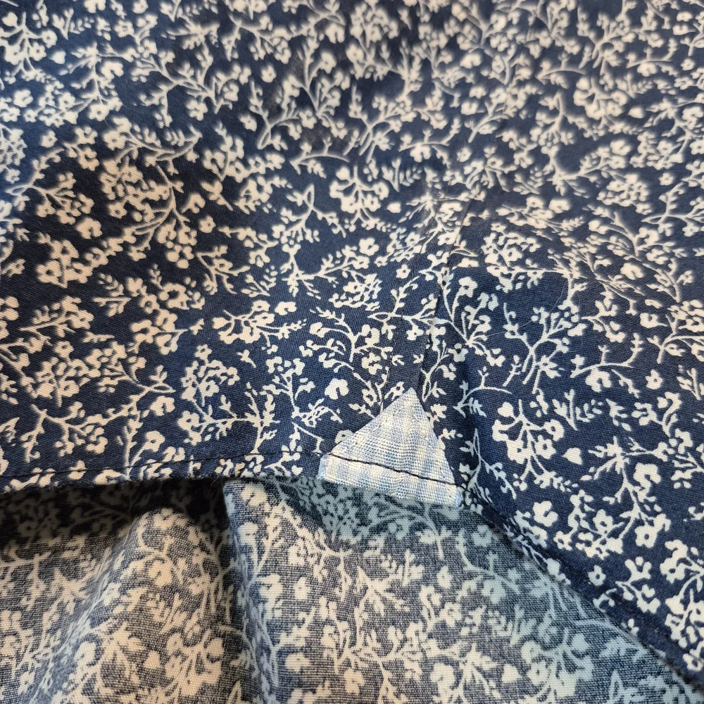 Banana Republic Navy Floral Button Down Shirt 3146/457